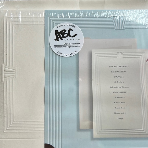 First Base Overtures Embossed Invitation Card - Picture 5 of 7